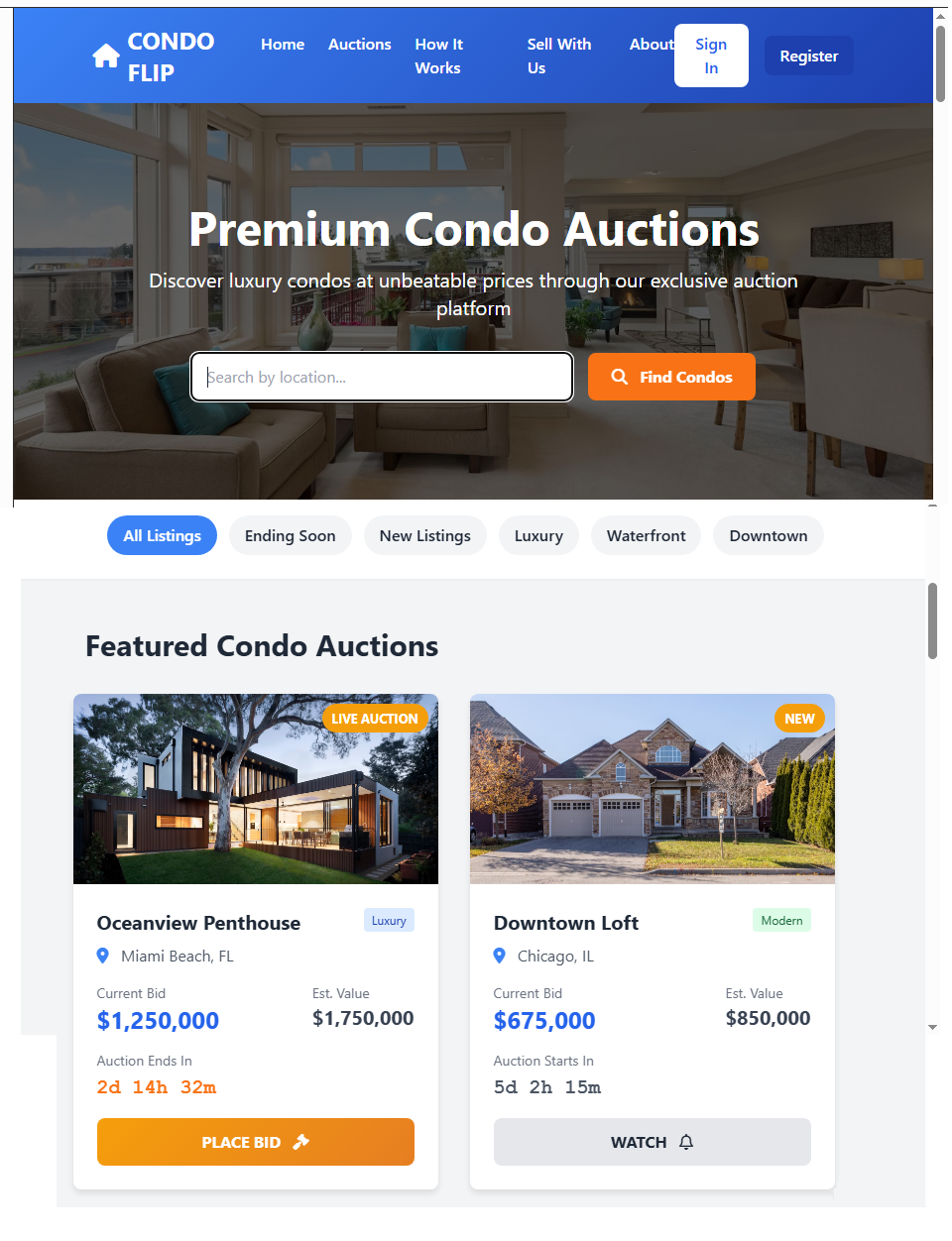 condo flip